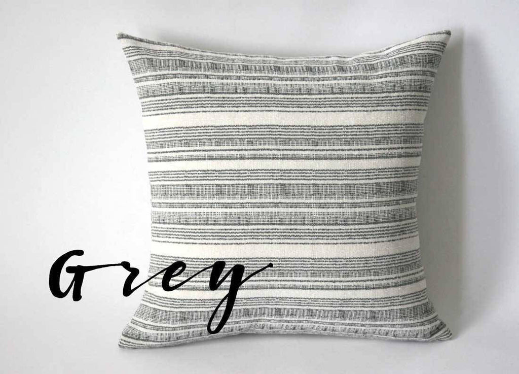 Grey French Country Decorative Pillows / Grey Throw Pillows / Rustic Throw  Pillows / 10 Sizes