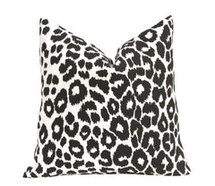 KATE: An Art Deco Schumacher Iconic Leopard Pillow Cover