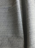 Hemp Hmong Fabric / Home Decor Fabric / Grey Upholstery / Upholstery Ticking Stripe / Heavyweight Upholstery - Annabel Bleu