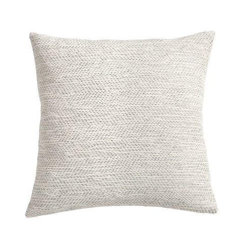 Textured White Pillow / Grey White Woven Throw Pillow / Modern Neutral Pillow / White Cushion Cover / Minimalist Pillow Cover - Annabel Bleu
