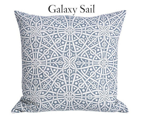 Sail Blue Collection / 20x20 Pillow Cover / Throw Pillow Covers 20x20 / Pillow Cover 20x20 - Annabel Bleu