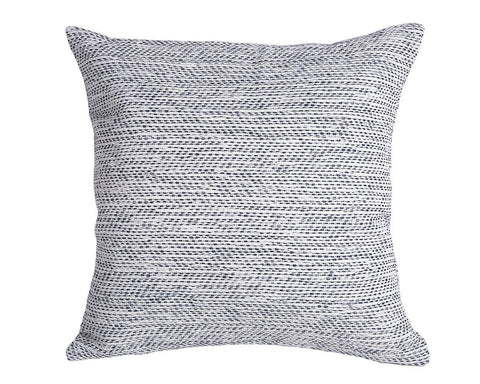Woven Blue Solid Accent Pillow / Blue Pillow / Solid Blue Throw Pillow / Throw Pillows Blue Solid - Annabel Bleu