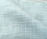 7 yards Watery Blue Linen Fabric / Aqua Linen Upholstery / Robin's Egg Fabric / Woven Blue Fabric / Heavy weight Fabric / Watery Blue Linen - Annabel Bleu