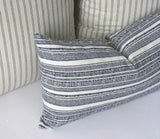 Grey French Country Decorative Pillows / Grey Throw Pillows / Rustic Throw Pillows / 10 Sizes - Annabel Bleu