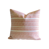 Cream & Orange Pillow Cover / Decorator Pillow Cover / Orange Home Decor Pillow / Orange Cushion / Orange Pillow Case - Annabel Bleu