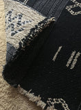 Mudcloth Upholstery Fabric by the yard / Woven Home Fabric / High End Upholstery / Backed Upholstery Cotton / Black Mudcloth Fabric - Annabel Bleu