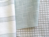 Grasscloth upholstery fabric by the yard / Sisal Fabric / Woven Watery Blue Fabric / Heavy weight Upholstery Grasscloth / Robin's Egg Blue - Annabel Bleu