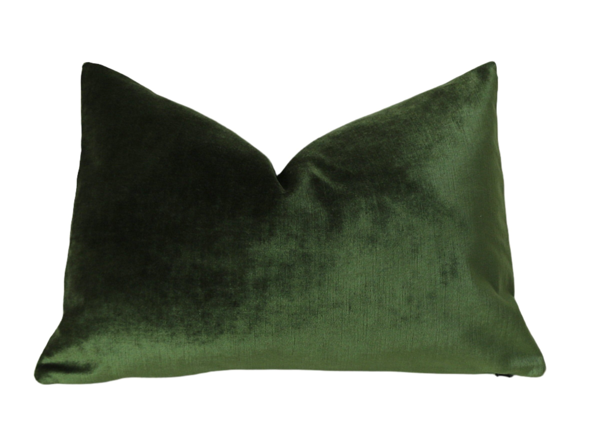 Dark top green pillow