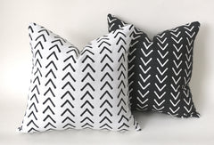 Greige Mudcloth Pillow Cover / Flax Pillow Cover / Beige Mudcloth 14x36 12x21 16x16 18x18 20x20 22x22 24x24 26x26 Zipper Pillow Case