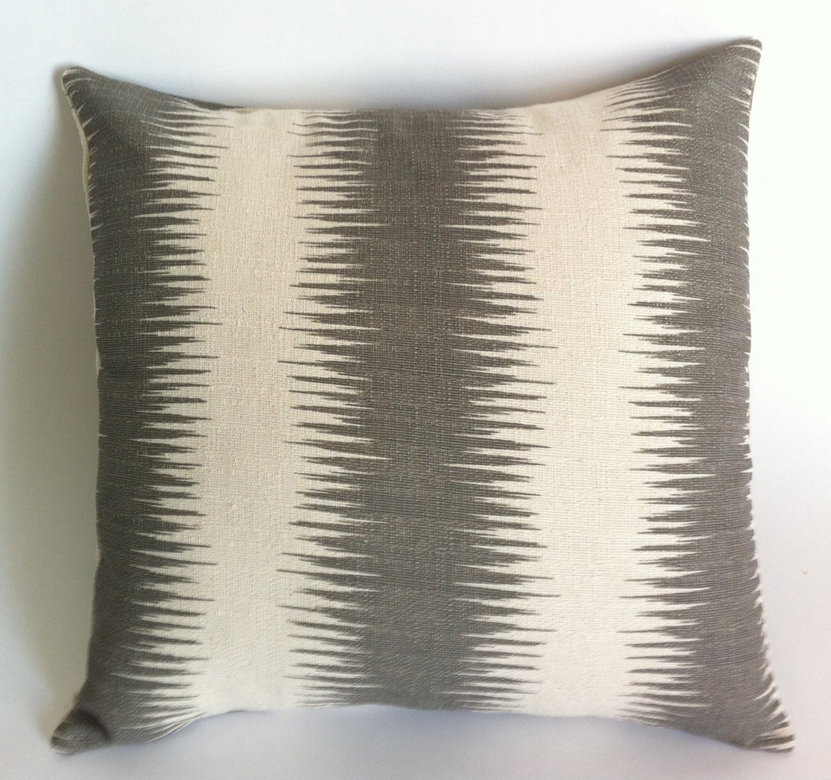 Decorative Throw Zipper Pillow Cover Gray And Cream Ikat Print 20x20   Il Fullxfull.1788011859 C84w 1200x1200 