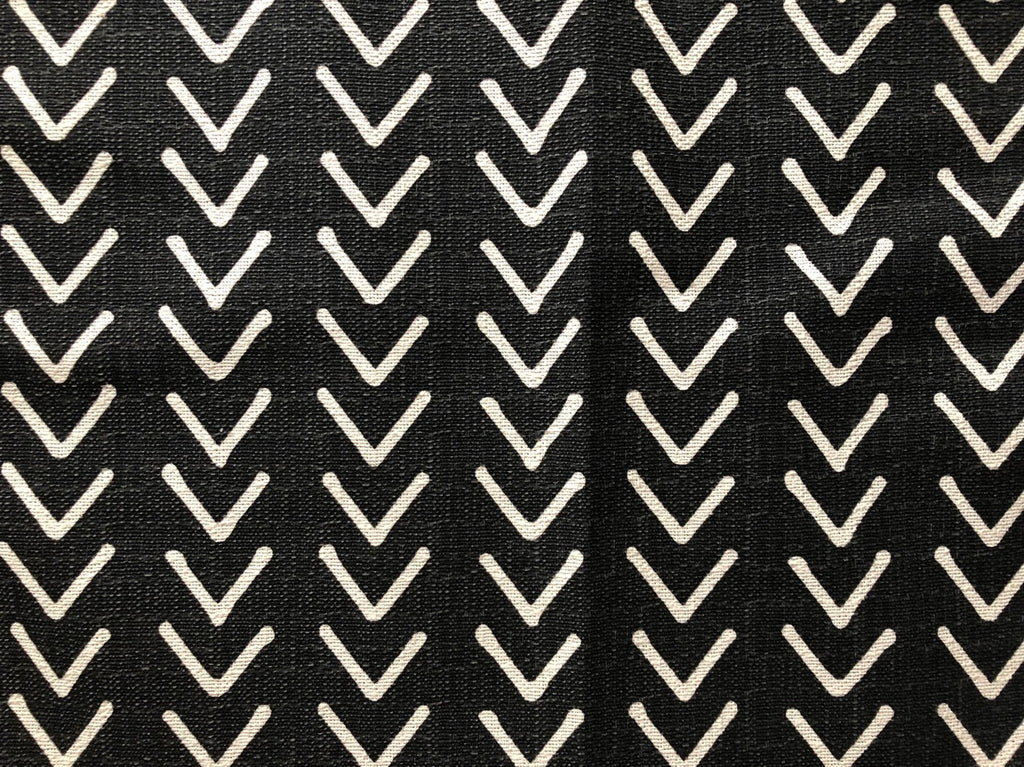 Mudcloth Upholstery Fabric by the yard / Home Decor Fabric / Black  Upholstery Fabric / Heavy weight fabric / Black Mudcloth Fabric