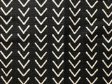 Mudcloth Upholstery Fabric by the yard / Home Decor Fabric / Black Upholstery Fabric / Heavy weight fabric / Black Mudcloth Fabric - Annabel Bleu
