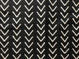 Upholstery Fabric by the yard / Black Striped Home Decor Fabric / Cotton Upholstery Fabric / Medium weight fabric / Mudcloth Fabric - Annabel Bleu