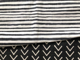 Mudcloth Upholstery Fabric by the yard / Home Decor Fabric / Black Upholstery Fabric / Heavy weight fabric / Black Mudcloth Fabric - Annabel Bleu