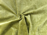 Chartreuse Velvet Upholstery Fabric by the yard / Green Velvet Home Fabric / High End Upholstery Velvet / Vintage Upholstery Velvet - Annabel Bleu