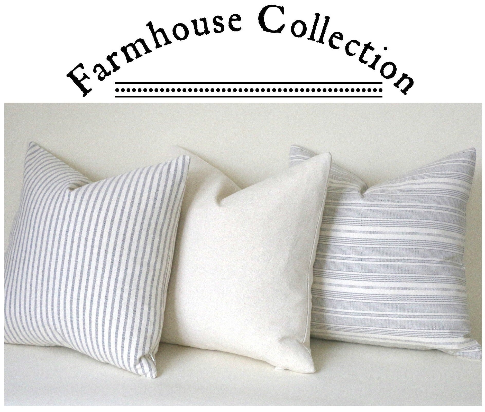 Pinstripe pillow clearance