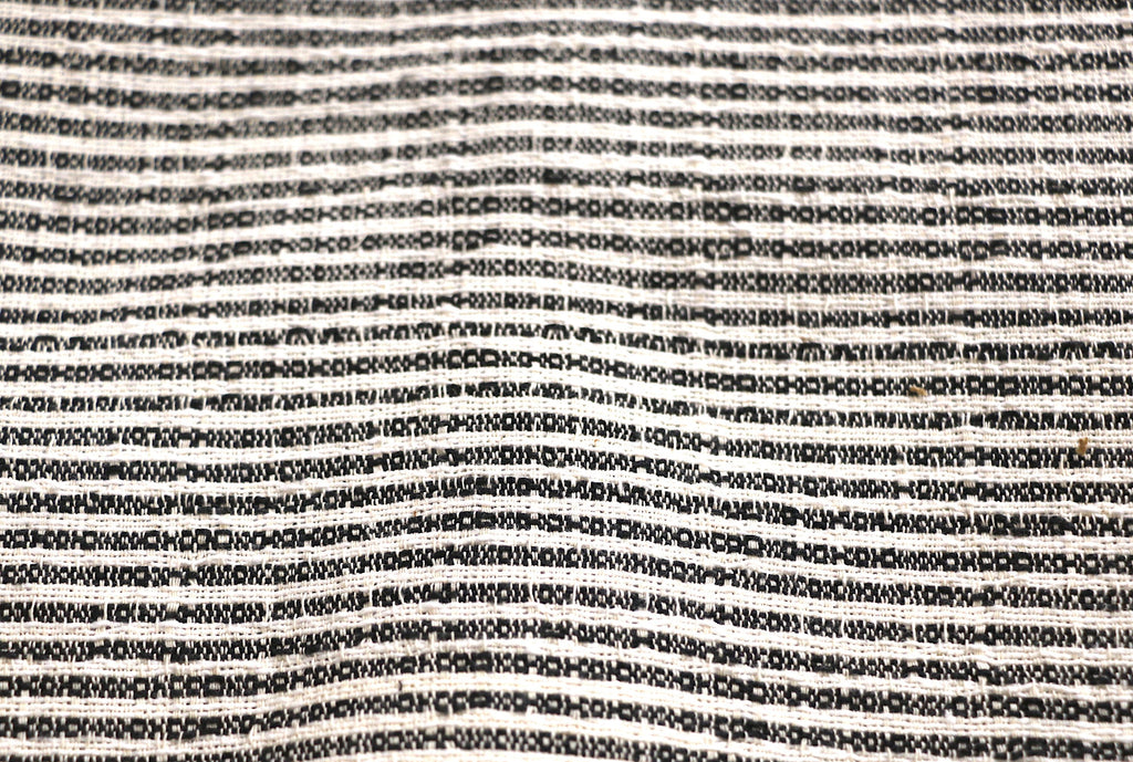 Black Hemp Hmong Fabric / Home Decor Fabric / Black Upholstery ...