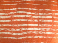 Tangerine Mudcloth Fabric / Orange Upholstery Fabric by the Yard / Mudcloth Home Decor Fabric / Orange Mudcloth Upholstery