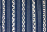 Bohemian Upholstery Fabric / 56" wide Fabric / Upholstery by the yard / Blue Upholstery Fabric / Woven Boho Blue Fabric - Annabel Bleu