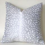 Antelope pillow cover / fawn pillow cover / neutral decor / animal print decor / deer pillow / linen pillow case / zipper pillow cover - Annabel Bleu
