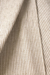 Beige Hemp Hmong Fabric / Home Decor Fabric / Beige Upholstery / Upholstery Ticking Stripe / Heavyweight Upholstery