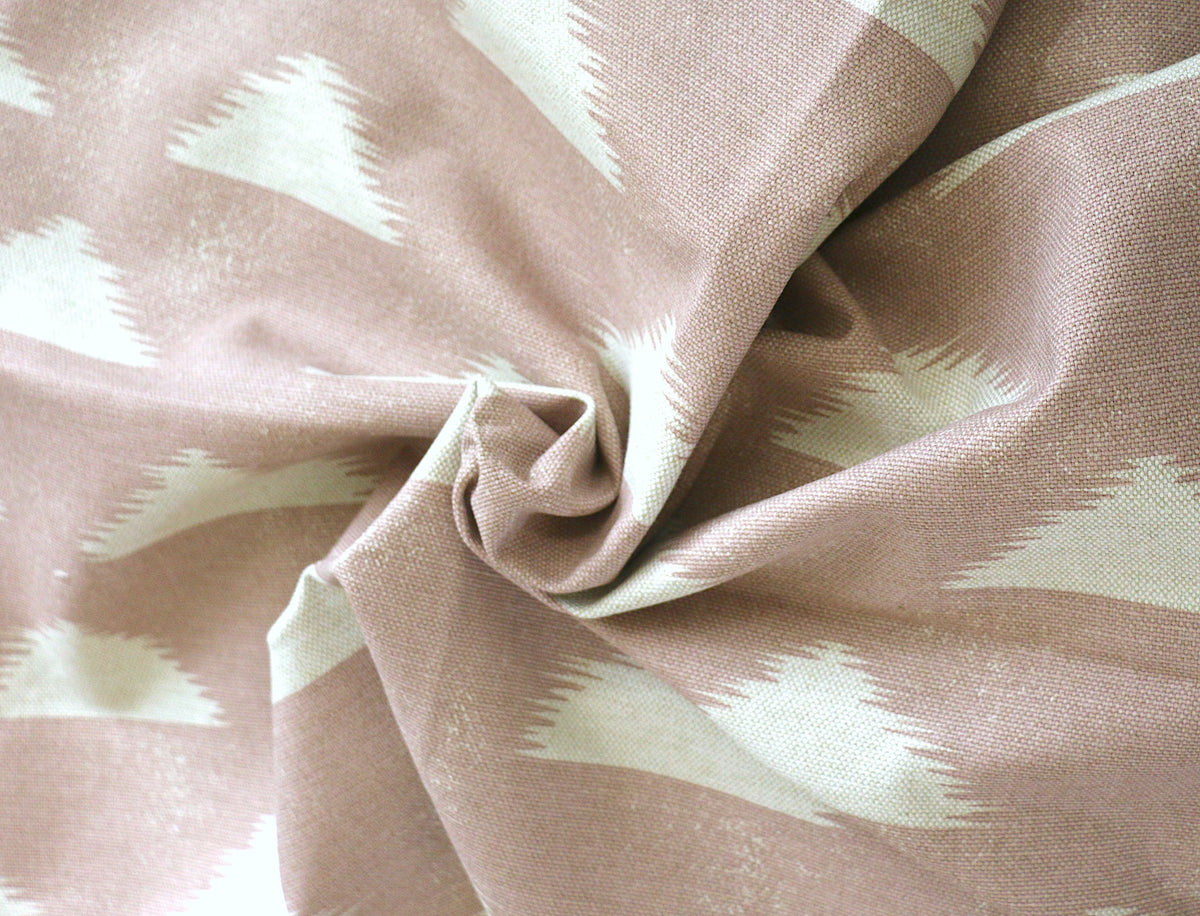 Boho Mauve Upholstery Fabric by the yard / Home Decor Fabric / Desert