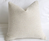 Navy Leopard Pillow Cover / Indigo Chenille Leopard: Available in 10 Sizes - Annabel Bleu