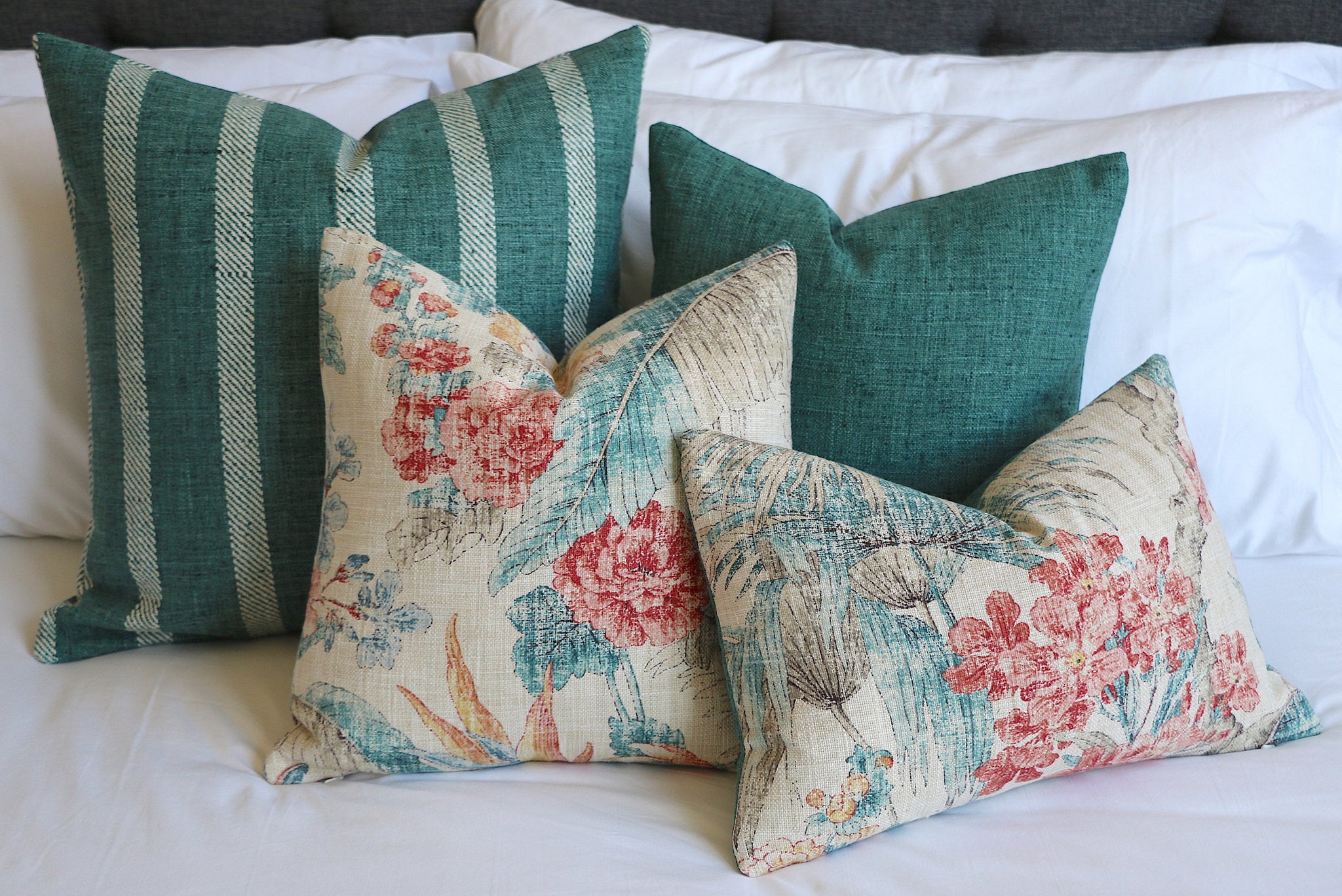 Teal green pillow covers sale