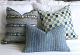 Folk Art Collection: Mix and Match Fringed, Patchwork or Ombré Pillow Cover - Annabel Bleu