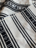 Schumacher Fabric / Ivory Black Serape stripe Fabric / Home Decor Fabric / Upholstery Fabric by the Yard - Annabel Bleu