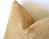 Geometric Gold Velvet pillow cover / Hollywood Regency Decor - Annabel Bleu