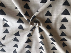 Mudcloth Upholstery Fabric by the yard / Home Decor Fabric / Beige Cream Black Upholstery Fabric / Cream Black Mudcloth Fabric