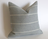 Outdoor Pillow Cover / Dark Blue Pillow Cover / Patio Pillow / Outdoor Cushion / Patio Decor / Pool Decoration / Coastal Pillow Cover - Annabel Bleu