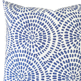 Blue & White Zen Circles Pillow Cover: Available in 10 Sizes - Annabel Bleu