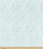 Zen Circles Home Decor Fabric / Cotton Upholstery Fabric / Medium weight fabric / Upholstery Fabric - Annabel Bleu