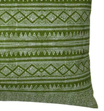 10 Sizes Available: Evil Eye Hmong Batik ZIPPER Pillow Cover 18x18 20x20 24x24 26x26 Olive Pillow / Hmong Pillow Case - Annabel Bleu