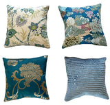 Schumacher Mini Pillows / Ringbearer Pillows - Annabel Bleu