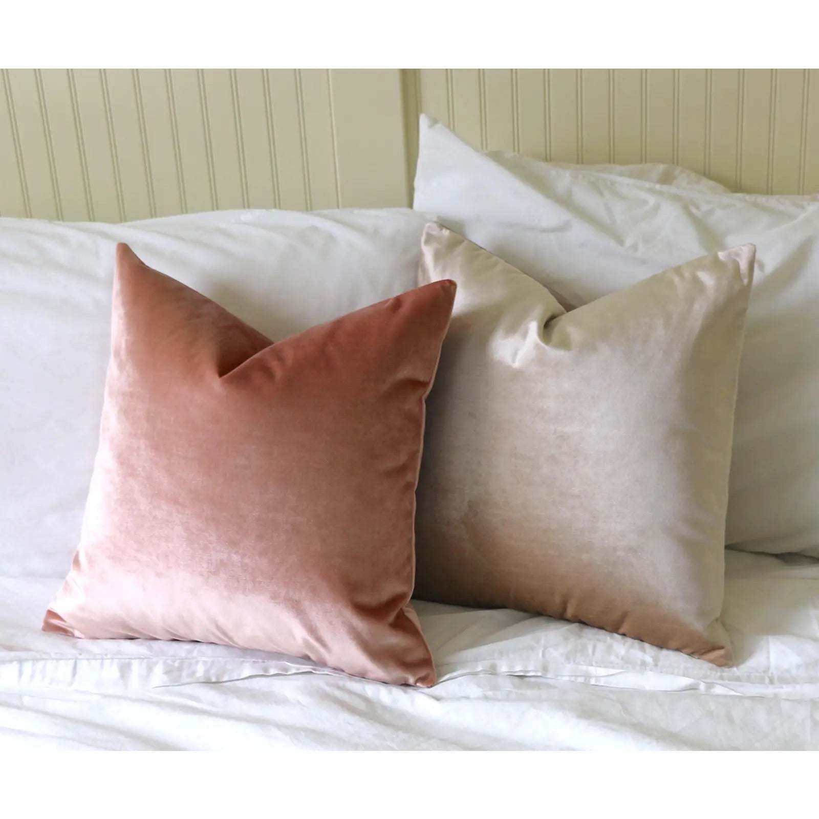 Frill Boho Fringe Pillow Cover - Pink Rose Quartz