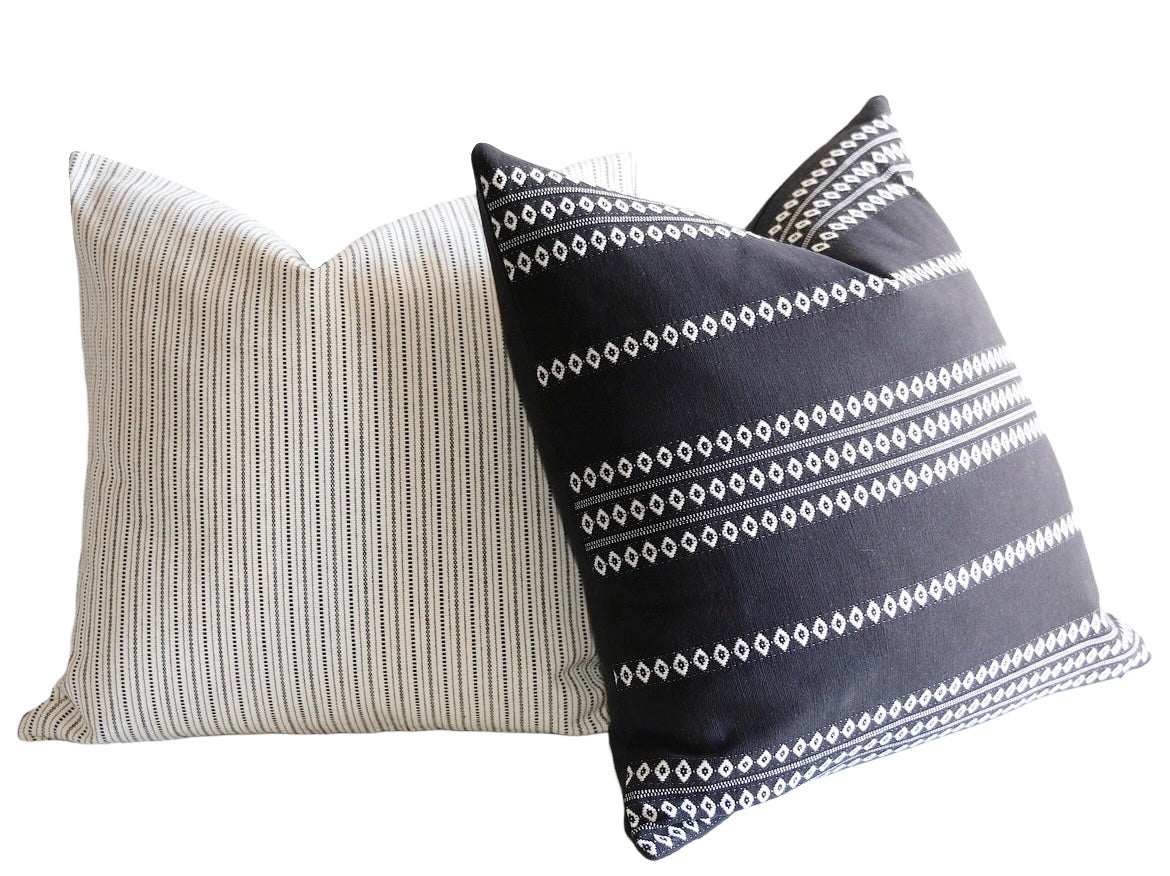 Large black pillows hotsell