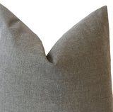 Caramel Sunbrella Outdoor Pillow cover / Sunbrella Solids - Annabel Bleu
