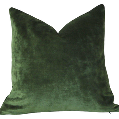Green Velvet Cushion Cover / Green Velvet Pillow / Velvet Pillow Cover / Christmas Pillow Cover