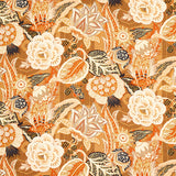 Schumacher Zanzibar Linen Fabric by the yard: Sandalwood - Annabel Bleu