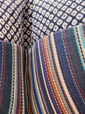 Indigo Sunbrella Pillow Cover - Annabel Bleu