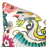 Chinoiserie Phoenix Pillow Cover / Chiang Mai style Pillow / Available in 8 Sizes - Annabel Bleu