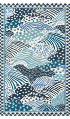 SALE: Madcap Cottage Blue Rolling Hills Rug: 2x3’