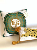 Green Sunshine Wool Hooked Pillow by Justina Blakeney - Annabel Bleu