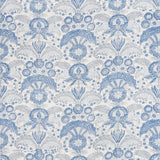 Schumacher “Calicut” Linen fabric, by the Yard - Annabel Bleu