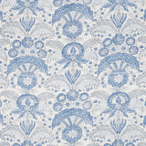 Schumacher “Calicut” Linen fabric, by the Yard - Annabel Bleu
