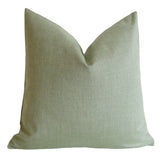 Sage or Pine Green Sunbrella Outdoor Pillow cover / Sunbrella Solids - Annabel Bleu