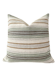 Retro Striped Outdoor Pillow Cover / Outdoor Pillow cover / Patio Pillow / Porch Pillow Cover / Outdoor 12x18 18x18 20x20